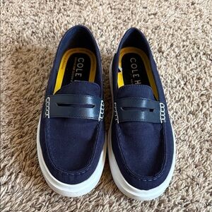 Cole Haan Dark Blue Moccasins